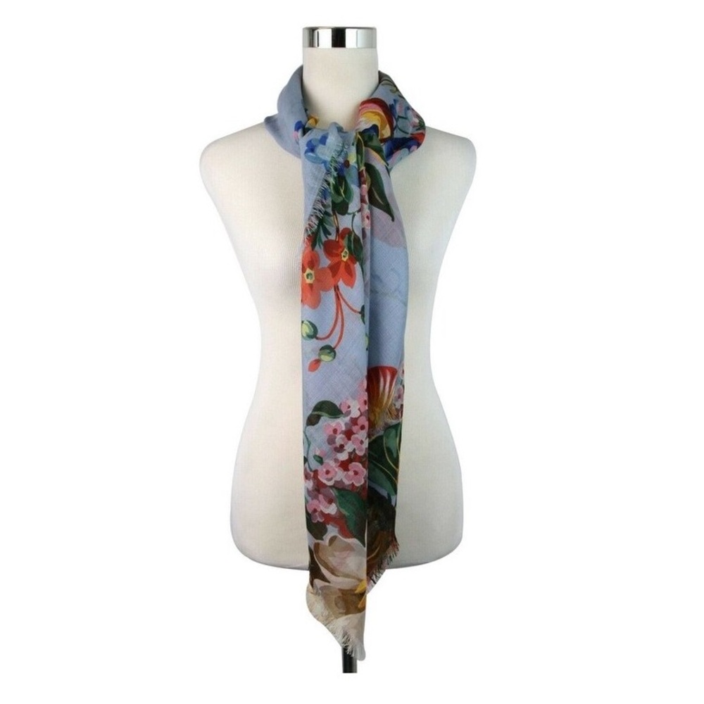 Gucci floral josephine shawl scarf silk 120x120 - Picture 4 of 10